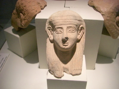 Mozia Island. Egiptian Artifacts.